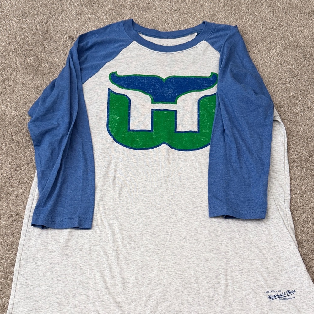 Mitchell & Ness Blue Hartford Whalers tee - Picture 3 of 3